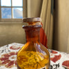 Vintage amber liquor bottle