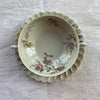 Antique porcelain floral sauce bowl