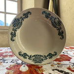Antique garlands and urns porcelain deep plate