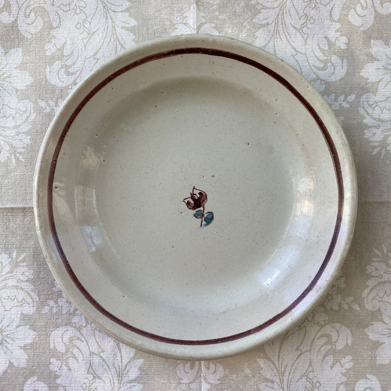 Antique ceramic plate