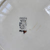 Antique French white porcelain plate