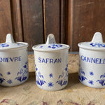 Collection of eight porcelain jars