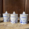 Collection of eight porcelain jars