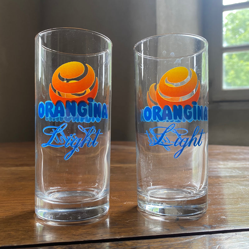 Orangina Light Glasses