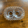 Glass Salt & Pepper Dish