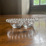 Glass Salt & Pepper Dish