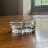 Glass Salt & Pepper Dish