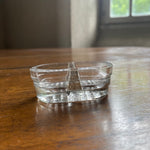 Glass Salt & Pepper Dish