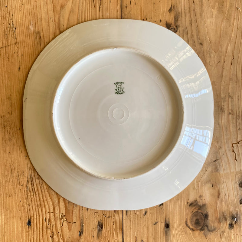 Limoges Decorative Dinner Plate