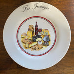 "Les Fromages" Porcelain Plates