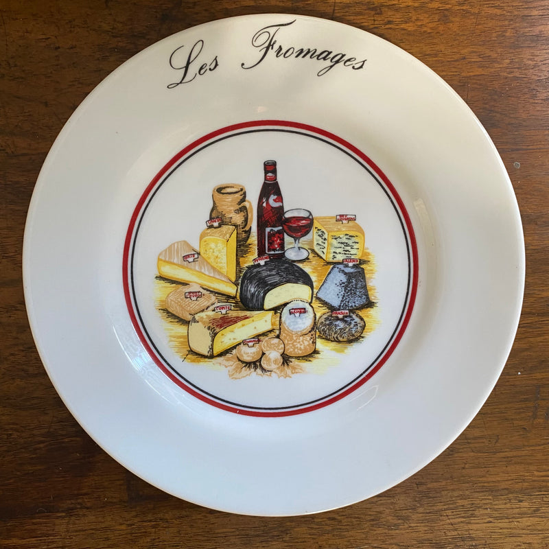 "Les Fromages" Porcelain Plates