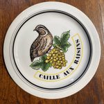 "Caille aux Raisins" Plate