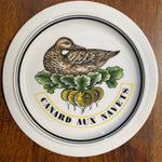 "Canard aux Navets" Plate