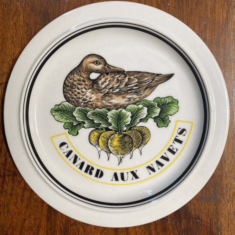 "Canard aux Navets" Plate