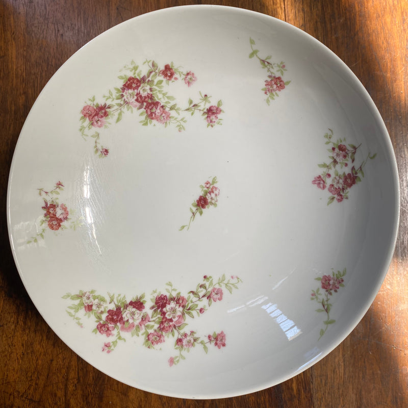 Floral Limoges Porcelain Cake Stand