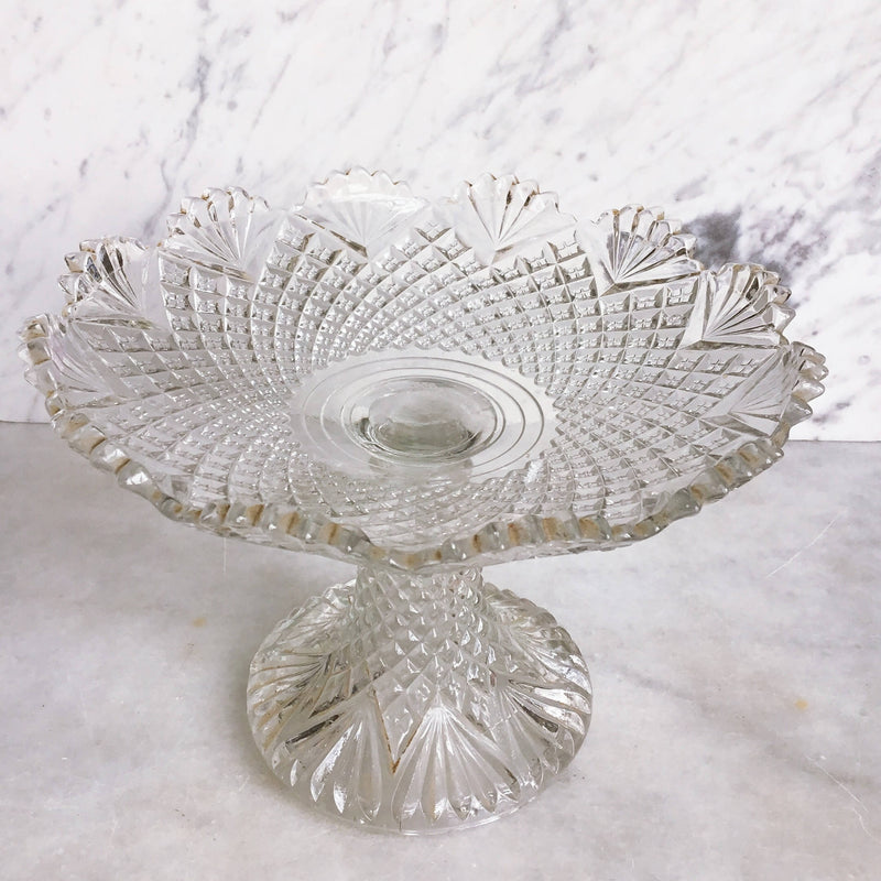 Decorative Glass Cake Stand