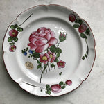 18th Century Earthenware Plate Decor de Fleurs